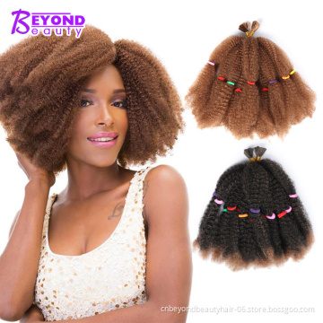 Synthetic Braiding Hair Crochet Marley Braids Hair Extensions Bulk Crochet Afro Kinky Hair For Women